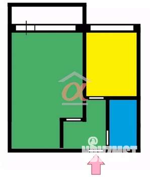 1-к квартира, вторичка, 30м2, 9/10 этаж