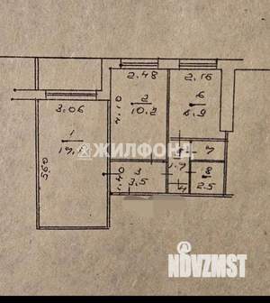 2-к квартира, вторичка, 44м2, 8/9 этаж