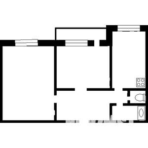 2-к квартира, вторичка, 51м2, 2/9 этаж