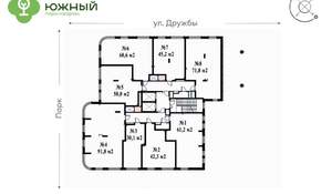 Студия квартира, вторичка, 50м2, 2/15 этаж
