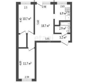 3-к квартира, вторичка, 58м2, 5/5 этаж