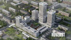 1-к квартира, строящийся дом, 28м2, 2/16 этаж