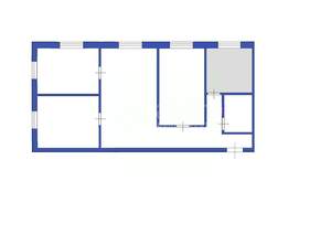 4-к квартира, вторичка, 61м2, 2/5 этаж