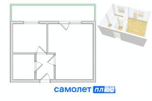 1-к квартира, вторичка, 26м2, 5/10 этаж