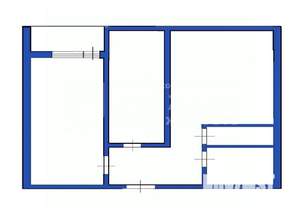 2-к квартира, вторичка, 46м2, 1/10 этаж