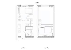 1-к квартира, вторичка, 38м2, 1/8 этаж