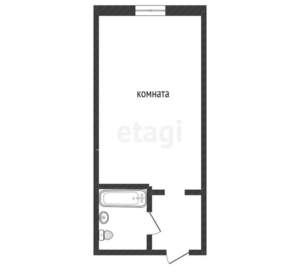 Студия квартира, вторичка, 23м2, 5/9 этаж