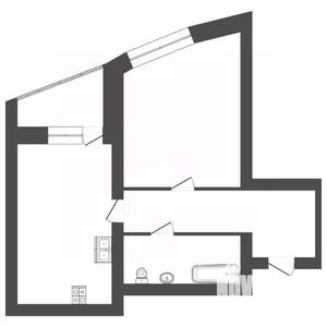 2-к квартира, вторичка, 57м2, 9/9 этаж