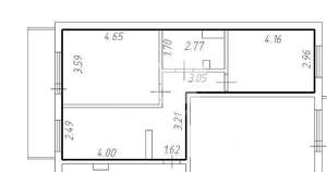 2-к квартира, вторичка, 52м2, 7/10 этаж