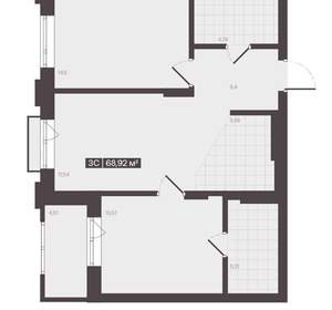 3-к квартира, вторичка, 69м2, 5/16 этаж