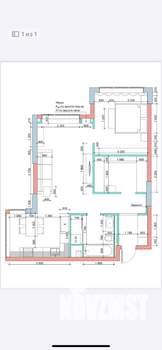 2-к квартира, вторичка, 65м2, 8/14 этаж