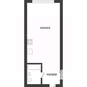 Студия квартира, вторичка, 23м2, 3/9 этаж