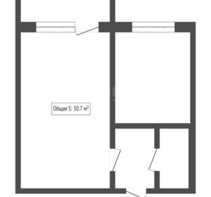 1-к квартира, вторичка, 32м2, 2/5 этаж