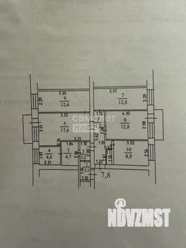 4-к квартира, вторичка, 86м2, 3/5 этаж