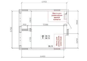 2-к квартира, вторичка, 38м2, 3/15 этаж