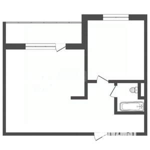 1-к квартира, вторичка, 31м2, 5/5 этаж