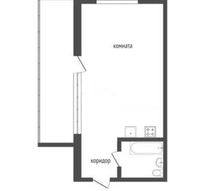 Студия квартира, вторичка, 23м2, 9/9 этаж