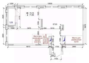4-к квартира, вторичка, 72м2, 14/15 этаж