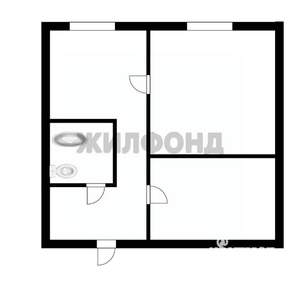 2-к квартира, вторичка, 33м2, 4/5 этаж