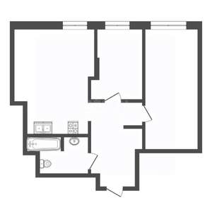 3-к квартира, вторичка, 59м2, 15/15 этаж