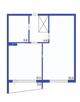 1-к квартира, вторичка, 34м2, 5/14 этаж