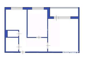 2-к квартира, вторичка, 49м2, 8/9 этаж