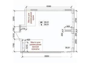 2-к квартира, вторичка, 39м2, 12/15 этаж