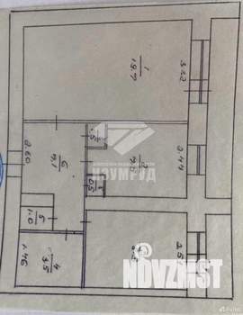 2-к квартира, вторичка, 54м2, 2/12 этаж