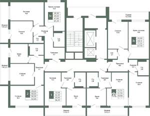 2-к квартира, вторичка, 63м2, 15/15 этаж