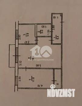 2-к квартира, вторичка, 44м2, 1/5 этаж