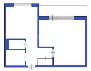 1-к квартира, вторичка, 35м2, 3/9 этаж