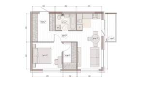 2-к квартира, вторичка, 50м2, 15/15 этаж