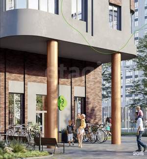 1-к квартира, вторичка, 30м2, 8/15 этаж