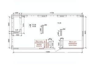 4-к квартира, вторичка, 74м2, 8/15 этаж