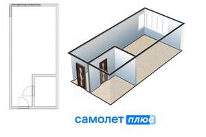 Студия квартира, сданный дом, 27м2, 2/15 этаж