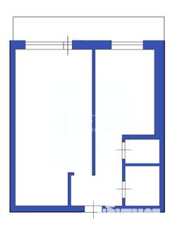 1-к квартира, вторичка, 30м2, 2/5 этаж