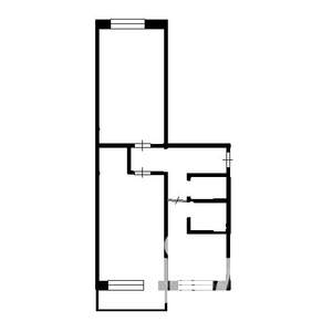 2-к квартира, вторичка, 48м2, 5/5 этаж