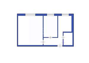 2-к квартира, вторичка, 44м2, 2/5 этаж