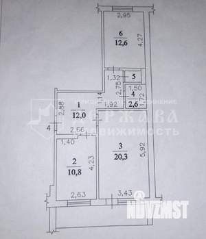 3-к квартира, вторичка, 67м2, 1/10 этаж