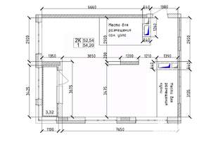 2-к квартира, строящийся дом, 54м2, 14/15 этаж