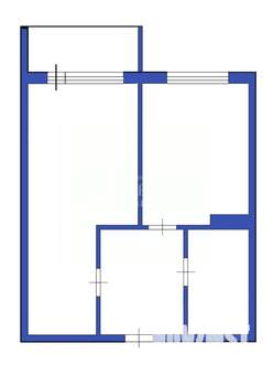 1-к квартира, вторичка, 29м2, 2/9 этаж