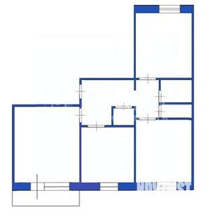 3-к квартира, вторичка, 62м2, 5/9 этаж