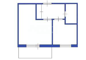 1-к квартира, вторичка, 29м2, 2/9 этаж