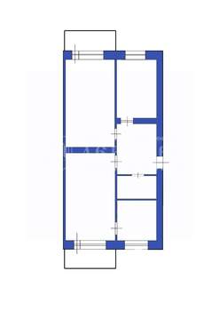3-к квартира, вторичка, 61м2, 3/5 этаж