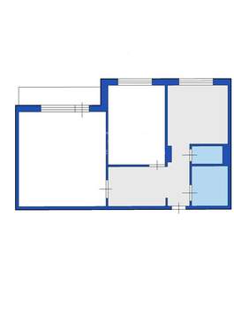 2-к квартира, вторичка, 50м2, 5/9 этаж