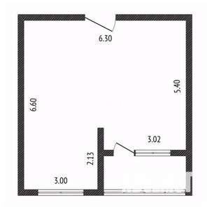 1-к квартира, вторичка, 40м2, 5/12 этаж