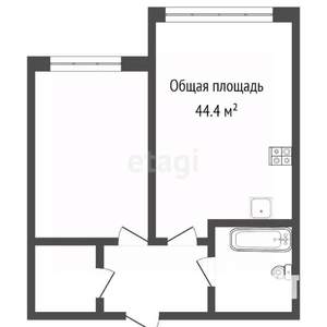 2-к квартира, вторичка, 45м2, 11/15 этаж