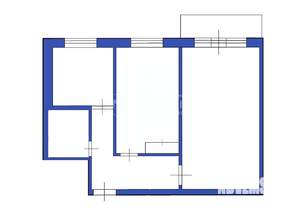 2-к квартира, вторичка, 44м2, 5/5 этаж