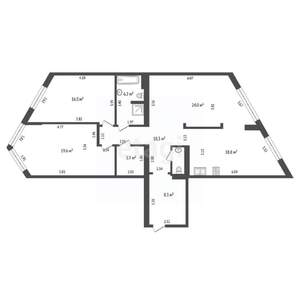3-к квартира, вторичка, 108м2, 12/12 этаж