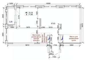 4-к квартира, вторичка, 72м2, 4/15 этаж